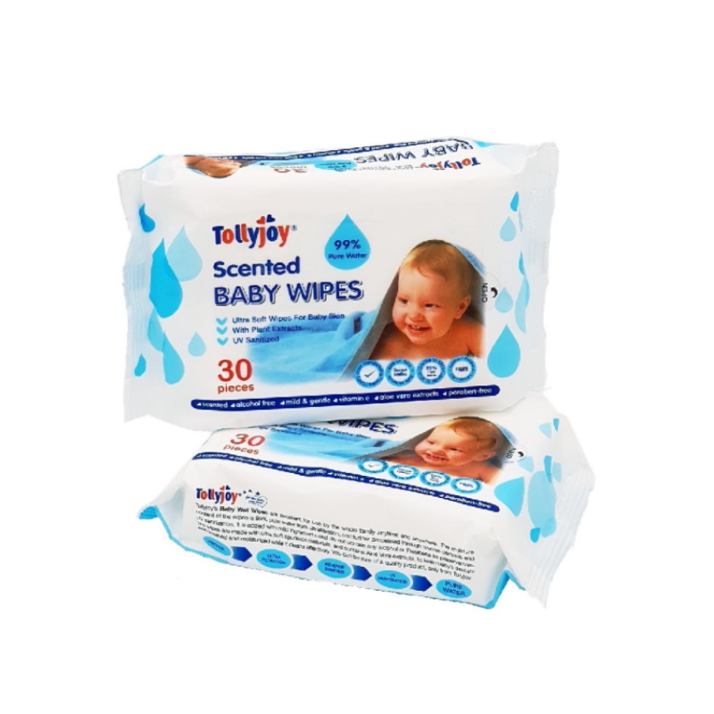 Tollyjoy Unscented & Scented Baby Wipes 2x30s